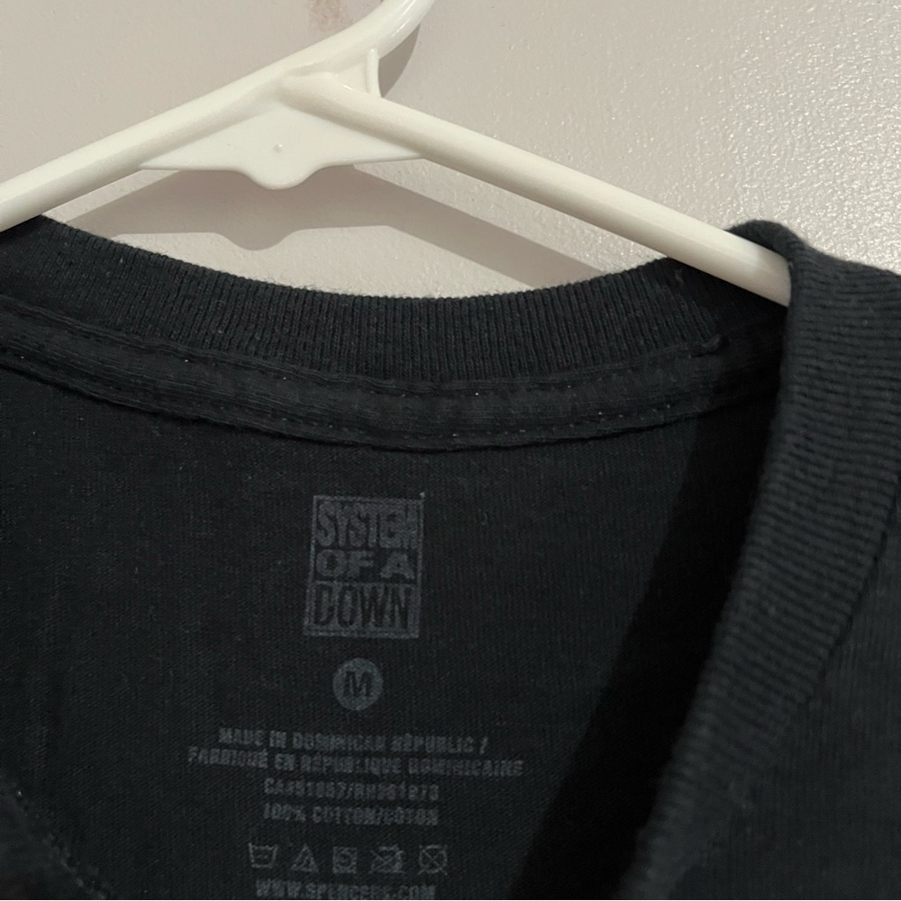 System of a Down Black T-Shirt flaw - Picture 2 of 5